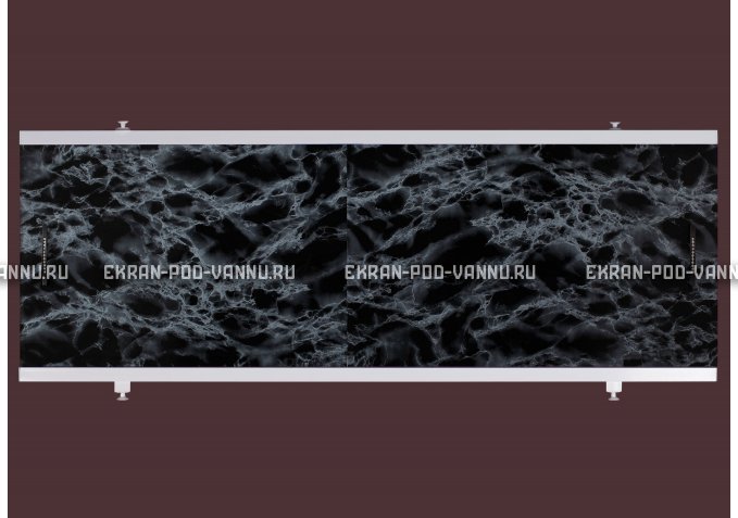 Экран EUROPLEX Универсал черный мрамор – купить по цене 6250 руб. в интернет-магазине в городе Самара картинка 1