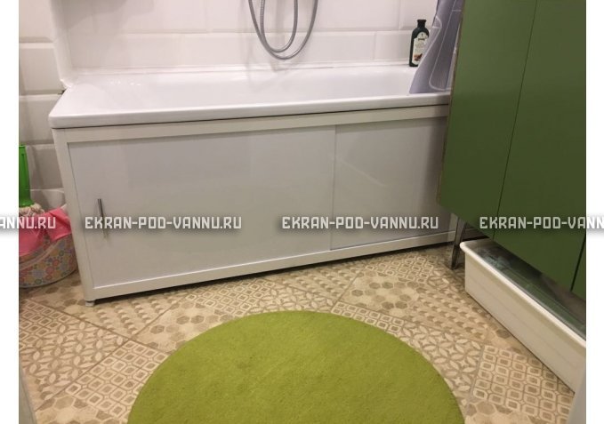 Раздвижной экран EUROPLEX Комфорт белый – купить по цене 6400 руб. в интернет-магазине в городе Самара картинка 1