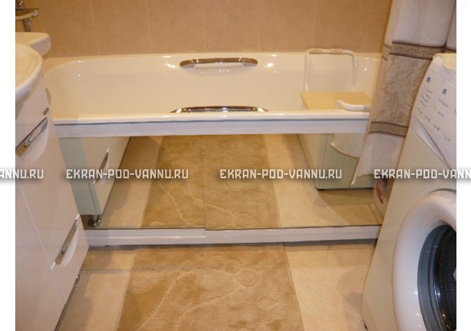 Раздвижной экран EUROPLEX Роликс Зеркальный – купить по цене 9700 руб. в интернет-магазине в городе Самара картинка 3