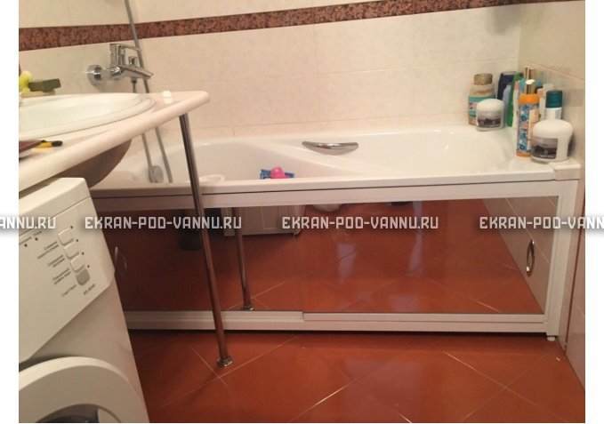 Раздвижной экран EUROPLEX Роликс Зеркальный – купить по цене 9700 руб. в интернет-магазине в городе Самара картинка 10