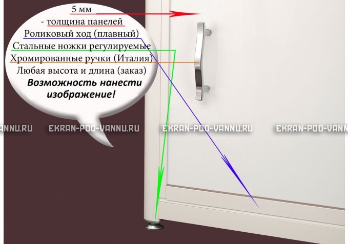Экран на роликах EUROPLEX Пион – купить по цене 12400 руб. в интернет-магазине в городе Самара картинка 2
