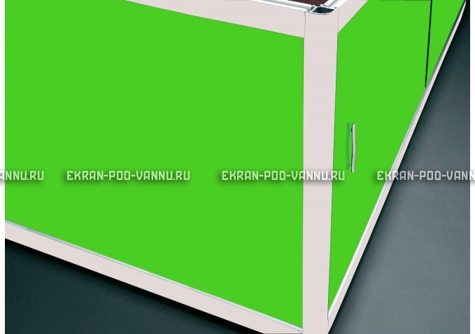 Торцевой экран EUROPLEX Комфорт салатовый – купить по цене 8760 руб. в интернет-магазине в городе Самара картинка 1