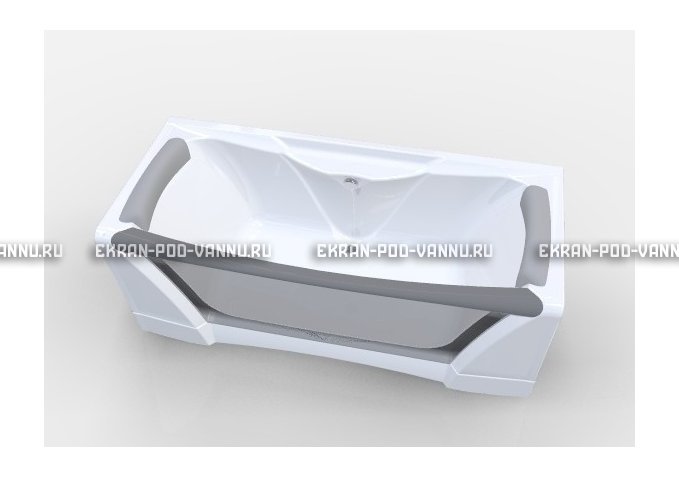 Прозрачная ванна 1MarKa Dolce Vita 180x80 – купить по цене 43200 руб. в интернет-магазине в городе Самара картинка 2