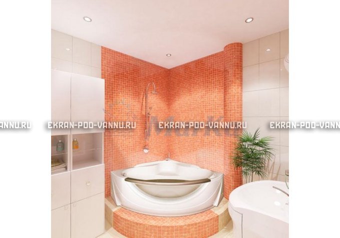 Акриловая ванна 1MarKa Grand Luxe 155х155 – купить по цене 39827 руб. в интернет-магазине в городе Самара картинка 4