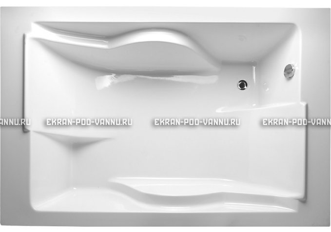 Акриловая ванна Vayer Coral 180x120 – купить по цене 33850 руб. в интернет-магазине в городе Самара картинка 2