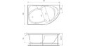 Акриловая ванна Relisan Sofi 170x105 – купить по цене 23480 руб. в интернет-магазине в городе Самара картинка 17