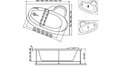 Акриловая ванна Relisan Ariadna 170x110 – купить по цене 27800 руб. в интернет-магазине в городе Самара картинка 13