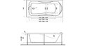 Акриловая ванна Relisan Elvira 170x75 – купить по цене 16160 руб. в интернет-магазине в городе Самара картинка 13