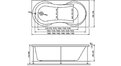 Акриловая ванна Relisan Lada 170x75 – купить по цене 14850 руб. в интернет-магазине в городе Самара картинка 13