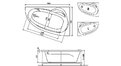 Акриловая ванна Relisan Zoya 140x90 – купить по цене 19000 руб. в интернет-магазине в городе Самара картинка 13