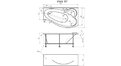 Акриловая ванна 1MarKa Gracia 160x95 – купить по цене 20300 руб. в интернет-магазине в городе Самара картинка 17