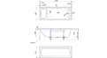 Акриловая ванна 1MarKa Modern 120x70 – купить по цене 7600 руб. в интернет-магазине в городе Самара картинка 17