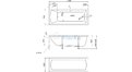Акриловая ванна 1MarKa Modern 150x70 – купить по цене 9210 руб. в интернет-магазине в городе Самара картинка 17