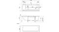 Акриловая ванна 1MarKa Modern 160x70 – купить по цене 9410 руб. в интернет-магазине в городе Самара картинка 21