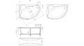 Акриловая ванна 1MarKa Catania 160x100 – купить по цене 17650 руб. в интернет-магазине в городе Самара картинка 13