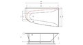 Акриловая ванна Vayer Boomerang 180x100 – купить по цене 53030 руб. в интернет-магазине в городе Самара картинка 18