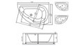 Акриловая ванна Vayer Ismena 160x105 – купить по цене 28350 руб. в интернет-магазине в городе Самара картинка 21
