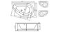 Акриловая ванна Vayer Ismena 160x105 – купить по цене 28350 руб. в интернет-магазине в городе Самара картинка 10
